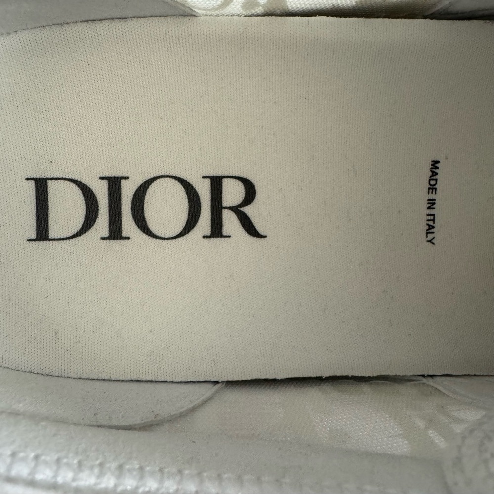 Dior B23 Low Top Sneaker Men White Size 44 / US 11 - Picture 6 of 9
